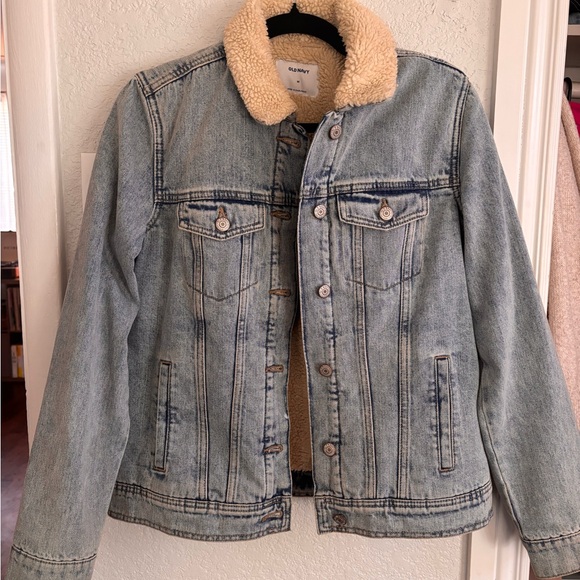 Sherpa Lined Jean Jacket - Picture 1 of 3